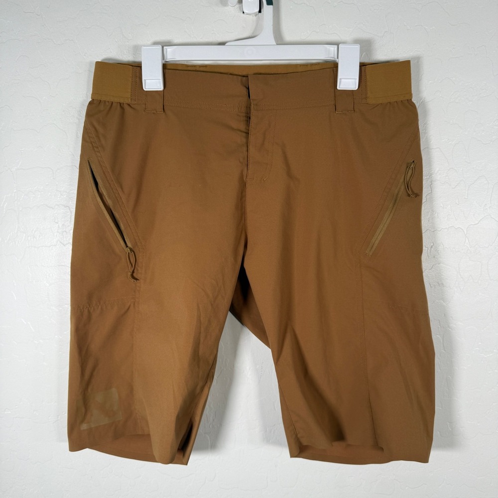 Flylow MTB Shorts Mens XL Brown Arlo Mountain Bike Cycling Hiking Trail